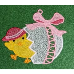 Csipke tojás csibével 7. 