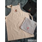 Hímzett kötény - bármilyen mintával